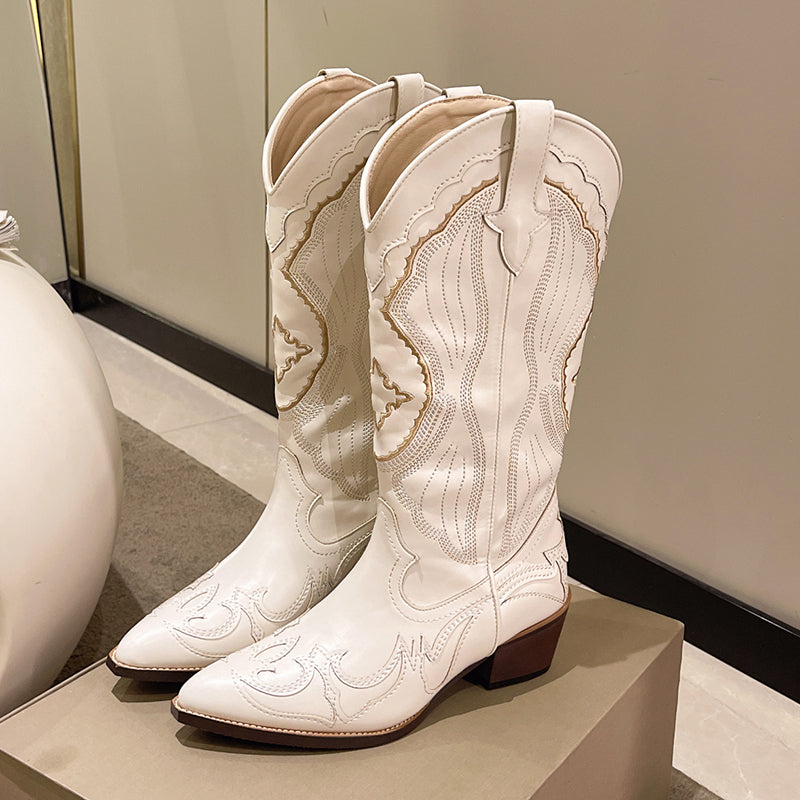 Bota Feminina Country Branca