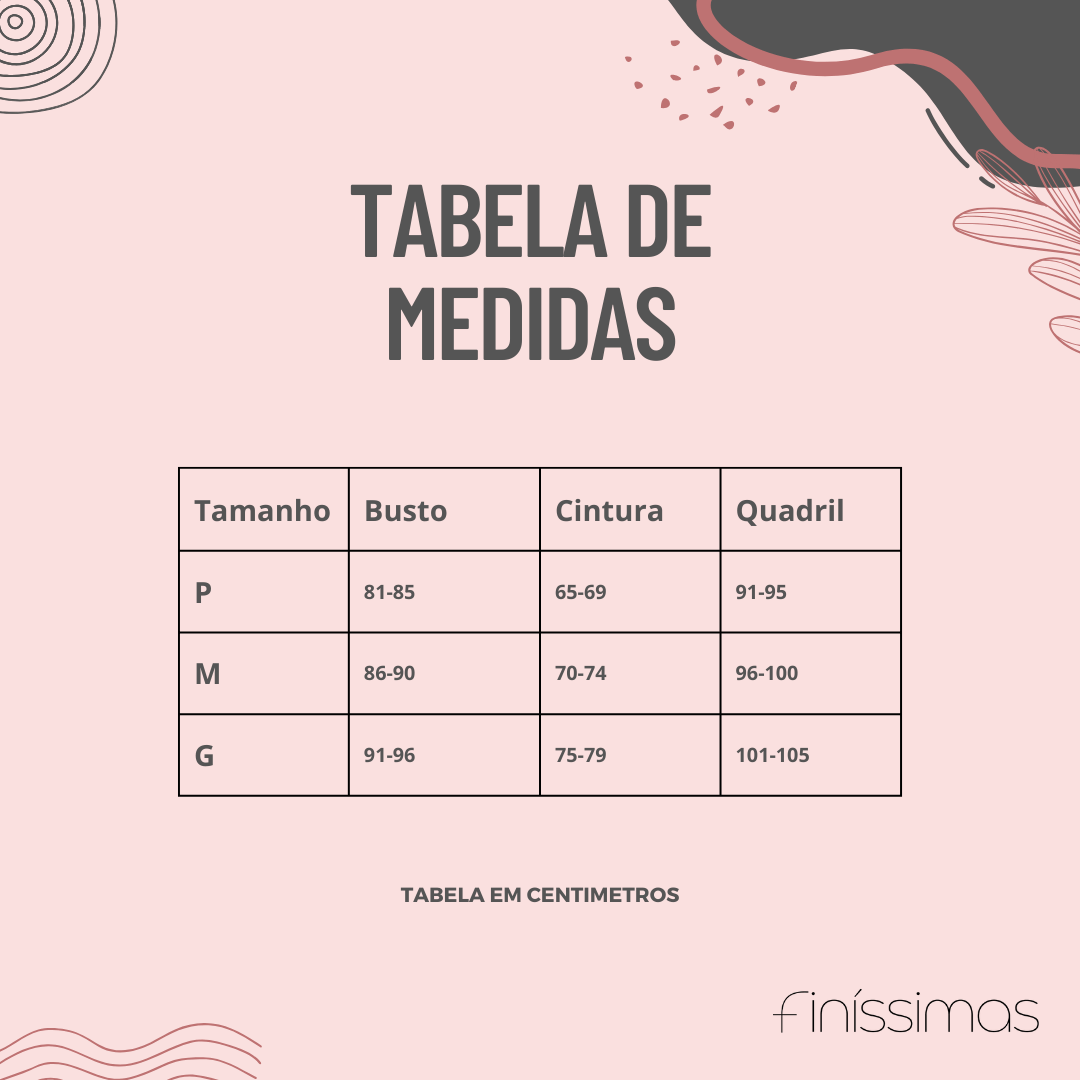 Tabela de Medidas