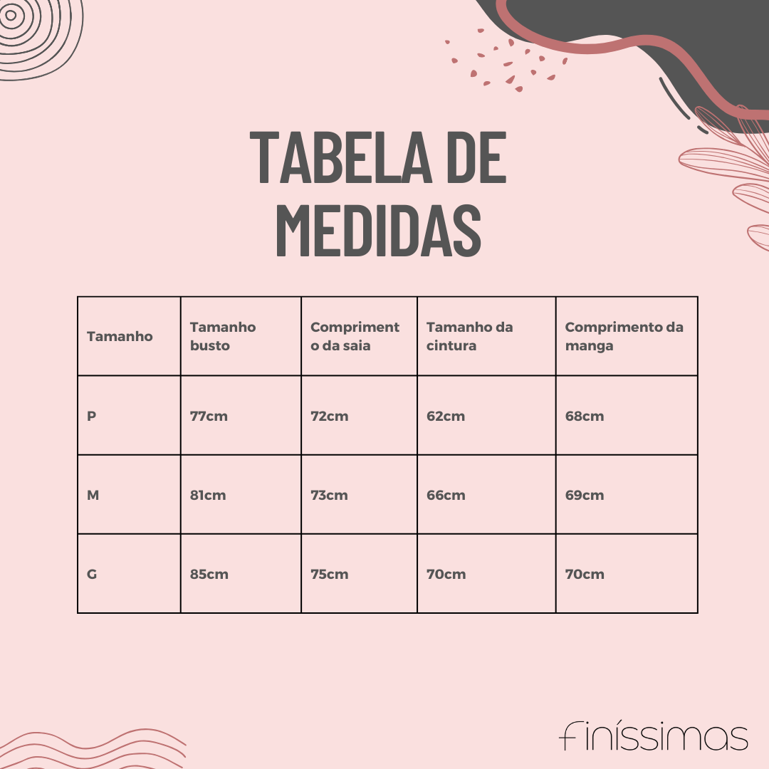 Tabela de Medidas