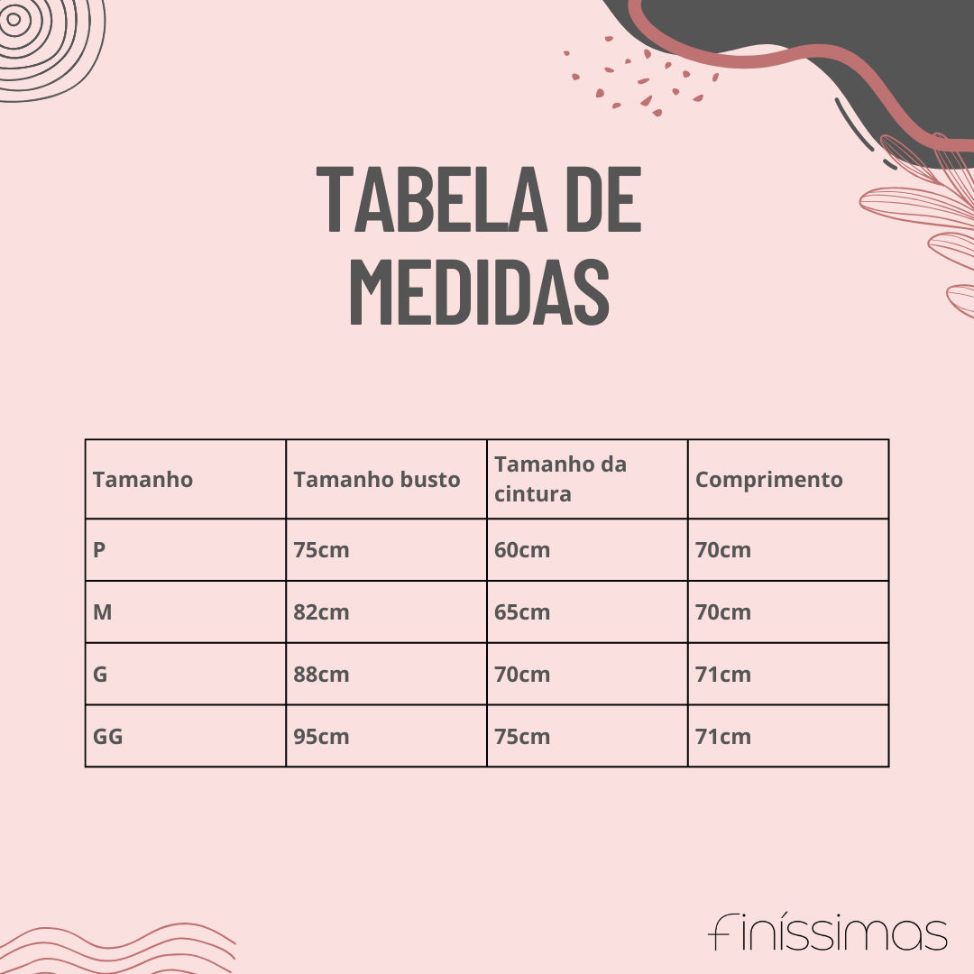 Tabela de Medidas