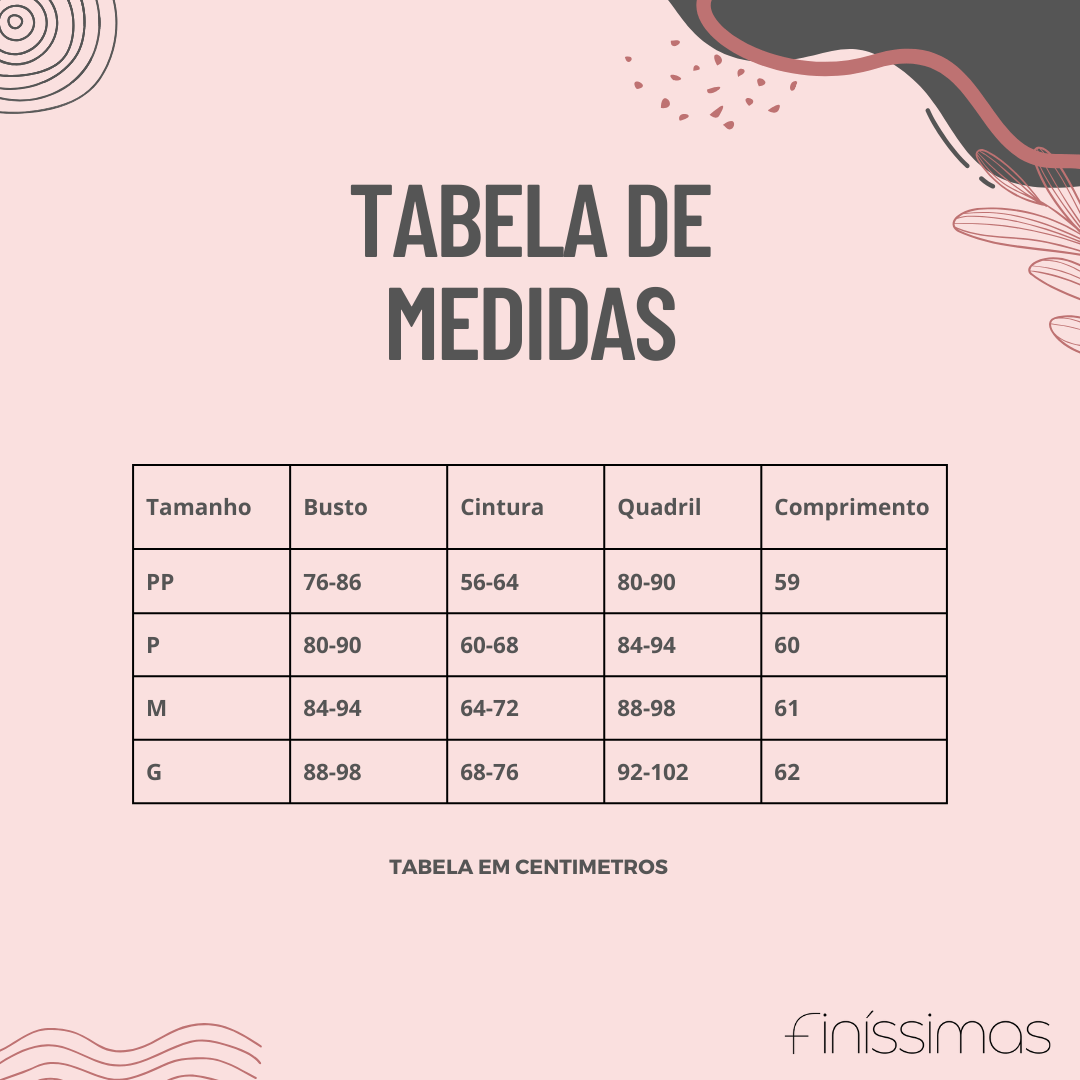 Tabela de Medidas